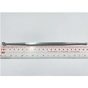 Nạo phẫu thuật xương 2 đầu (ovan/tròn) 21cm Hilbro 28.0384.21