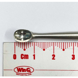 Nạo phẫu thuật xương 2 đầu (ovan/tròn) 21cm Hilbro 28.0384.21