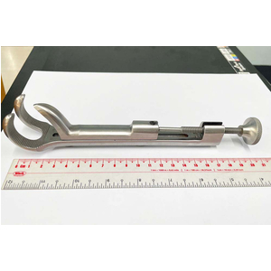 Kẹp giữ xương phẫu thuật Gerster-Lowmann 1x2 răng, 20cm Hilbro 28.1064.20