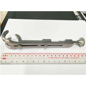 Kẹp giữ xương phẫu thuật Gerster-Lowmann 1x2 răng, 20cm Hilbro 28.1064.20