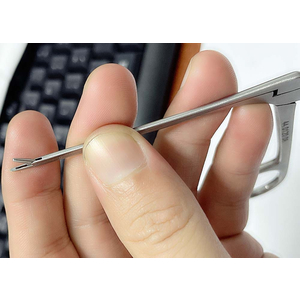 Kẹp lấy dị vật tai Mini McGee Alligator thẳng, không răng 4 x 0.6mm, 8 cm Hilbro 44.0120.08