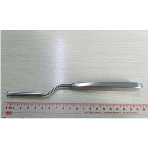 Dao phẫu thuật Ballenger cong 4mm, 20cm Hilbro 46.0401.04