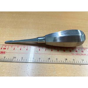 Dụng cụ bẩy răng Bein, đầu tròn sắc Fig.2 Hilbro 62.503.04