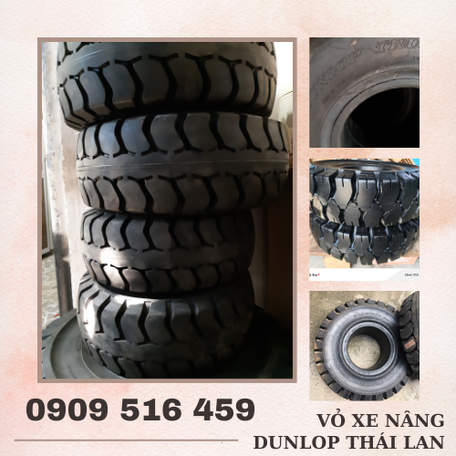 Hình ảnh vỏ xe nâng Dunlop Thái Lan