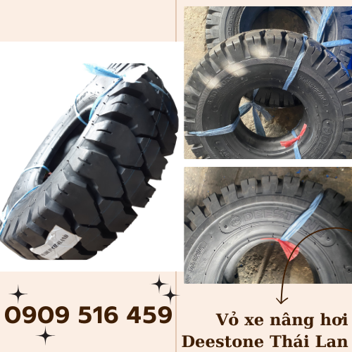 Lốp hơi xe nâng Deestone Thái Lan