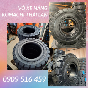Hình ảnh vỏ xe nâng Komachi Thái Lan