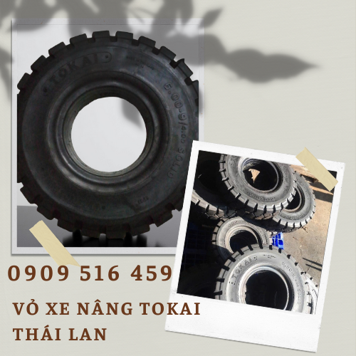 Hình ảnh lốp xe nâng Tokai