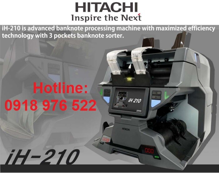 Máy Đếm Và Phân Loại Tiền ATM Hitachi IH-110S