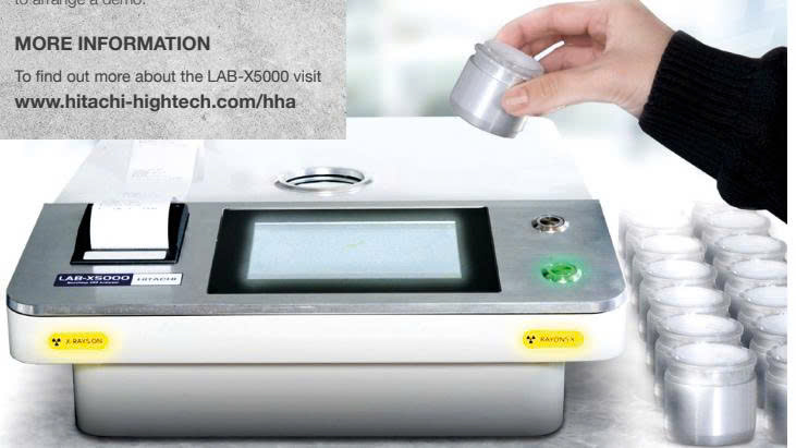 Hitachi LAB-X5000 Benchtop XRF Analyzer