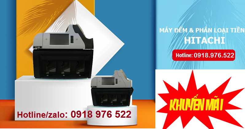 Máy đếm và phân loại tiền ATM Hitachi ST-300N