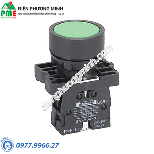 Nút nhấn màu xanh lá Himel HLAY5EA31 1NO