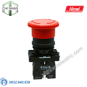 Nút nhấn giữ 1NC D22 ( nút nhấn dừng khẩn cấp) - HLAY5ES542 - Himel