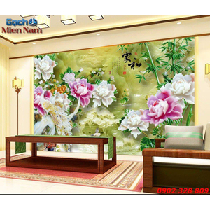 GẠCH 3D HOA MẪU ĐƠN MD68