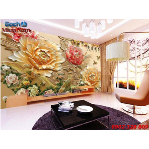 GẠCH 3D HOA MẪU ĐƠN MD87