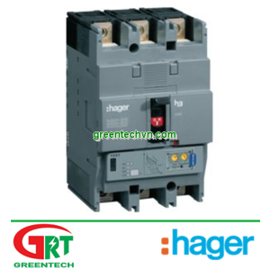 HNH400U | Hager HNH400U | H400 breaker 3P 200A 25kA TM HHG200U Hager | Cầu dao tự động