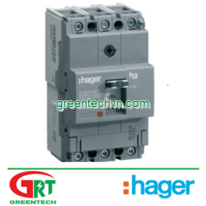 HNH100U | Hager HNH100U | H250 breaker 3P 200A 25kA TM HHG200U Hager | Cầu dao tự động
