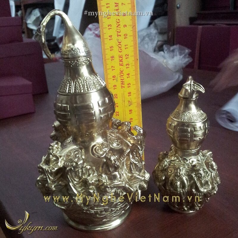 Hồ lô bát tiên đúc máy cao 20cm