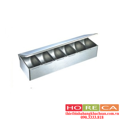 HỘP ĐỰNG GIA VỊ 6 NGĂN