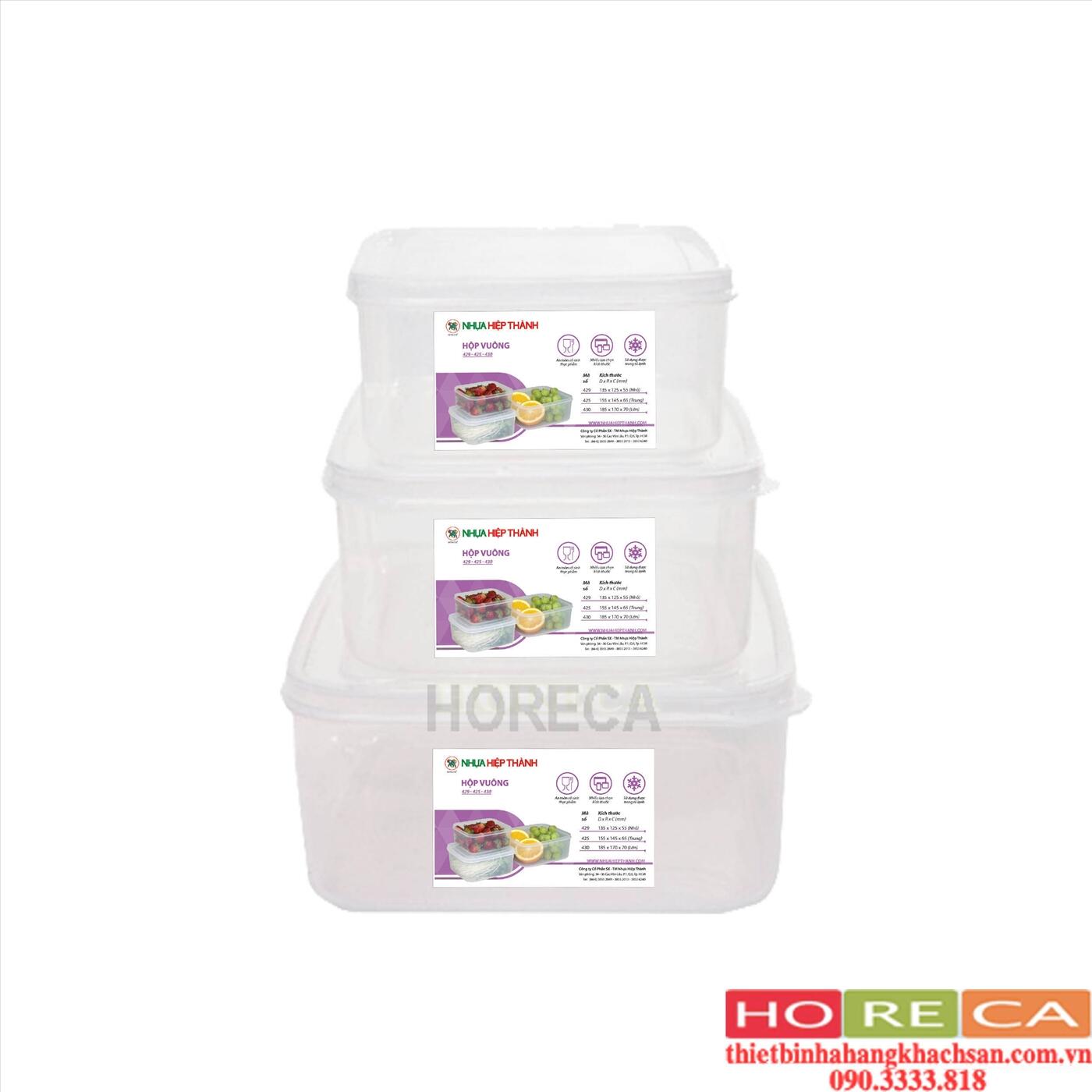 HỘP VUÔNG 429 - 425 - 430