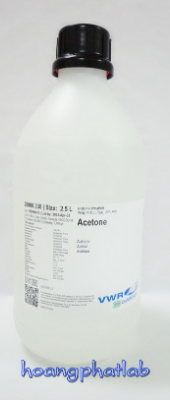 Hóa chất Acetone C3H6O, Code 20066.330 (2.5L/chai)- VWR