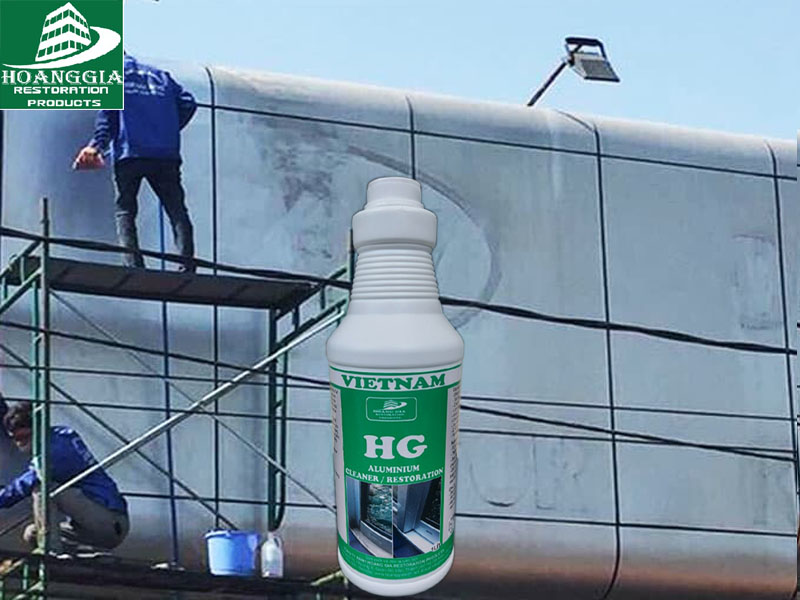 Chất làm sạch mặt dụng Aluminium HG Aluminium Cleaner & Restorer 1000ml