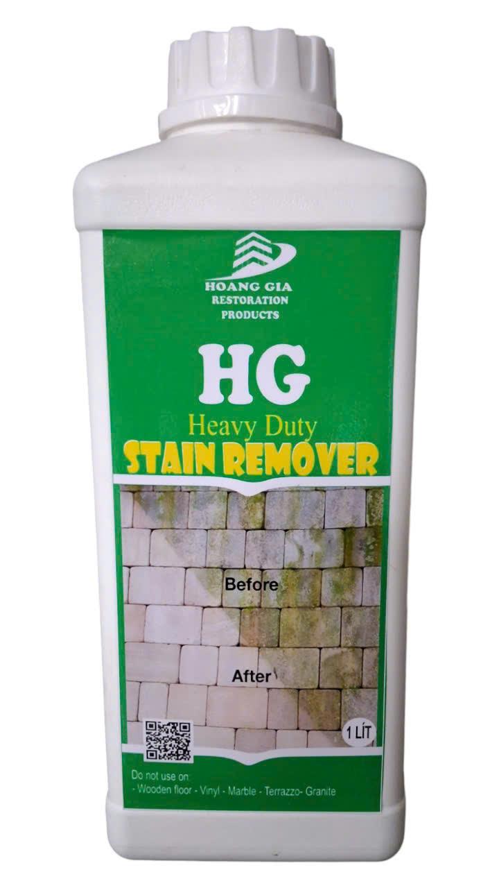 Hoá chất tẩy ố và làm mới tường đá, vách đá Hg Heavy Duty Stain Remover 1000ml