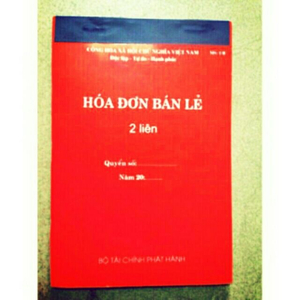 Hóa đơn bán lẻ 2 liên