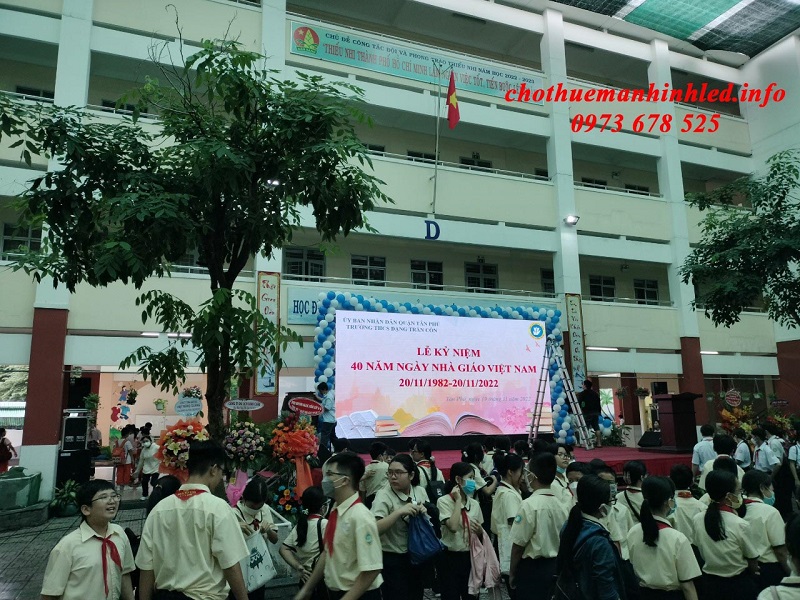 Lễ Kỷ Niệm 40 Năm Ngày Nhà Giáo Việt Nam 2022 Trường THCS Đặng Trần Côn