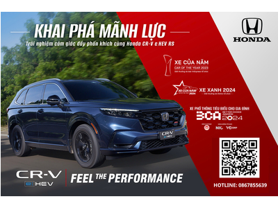 Honda CR-V giành giải “Xe phổ thông tiêu biểu cho gia đình” tại Better Choice Awards