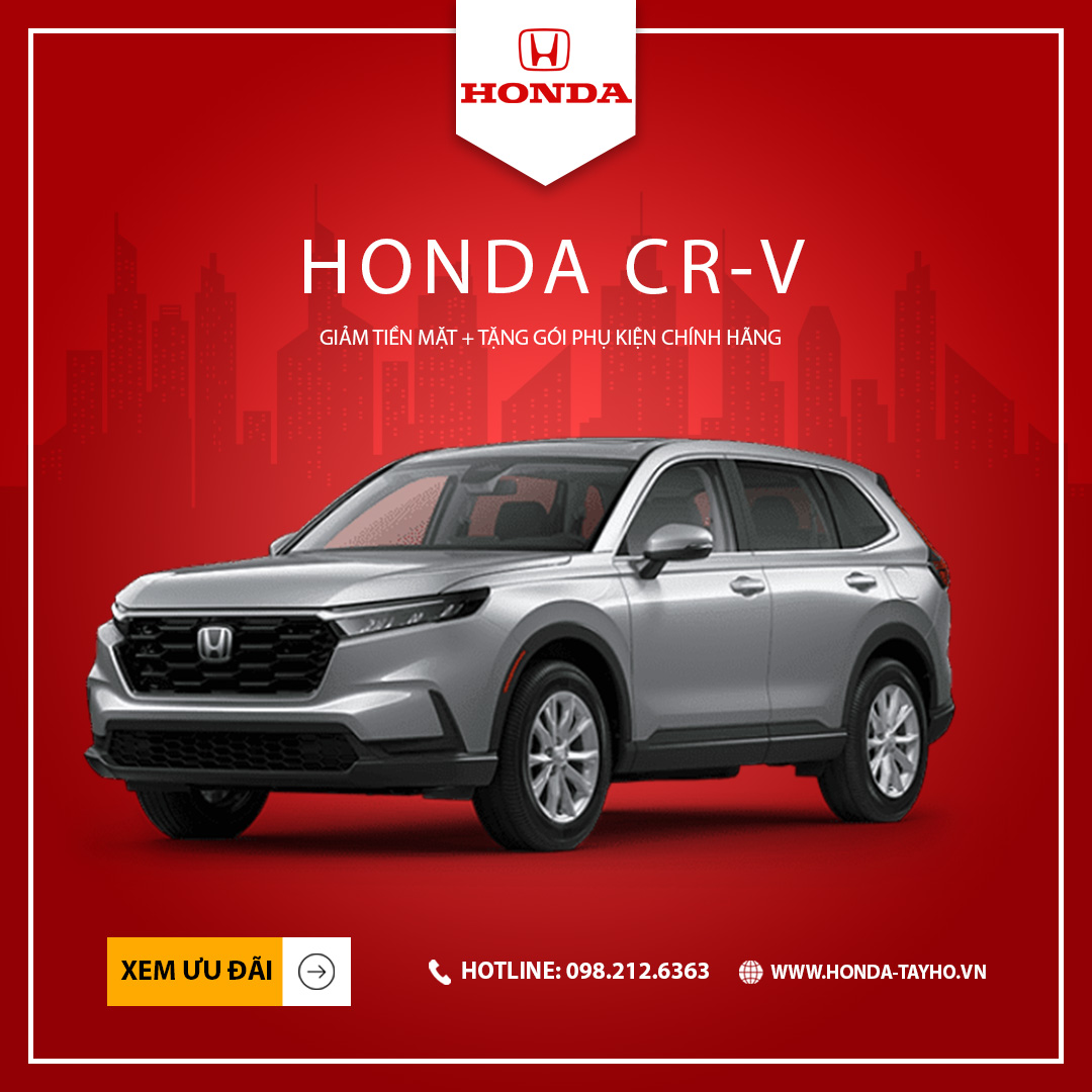 Honda CRV 2025 Phiên Bản L 1.5L Turbo AWD