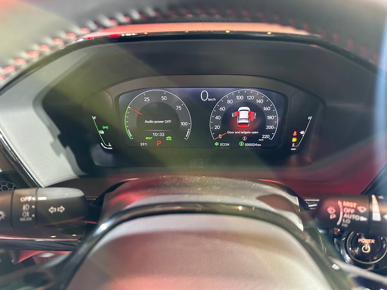 Màn hình kỹ thuật số 10,2 inch trên xe Honda CR-V