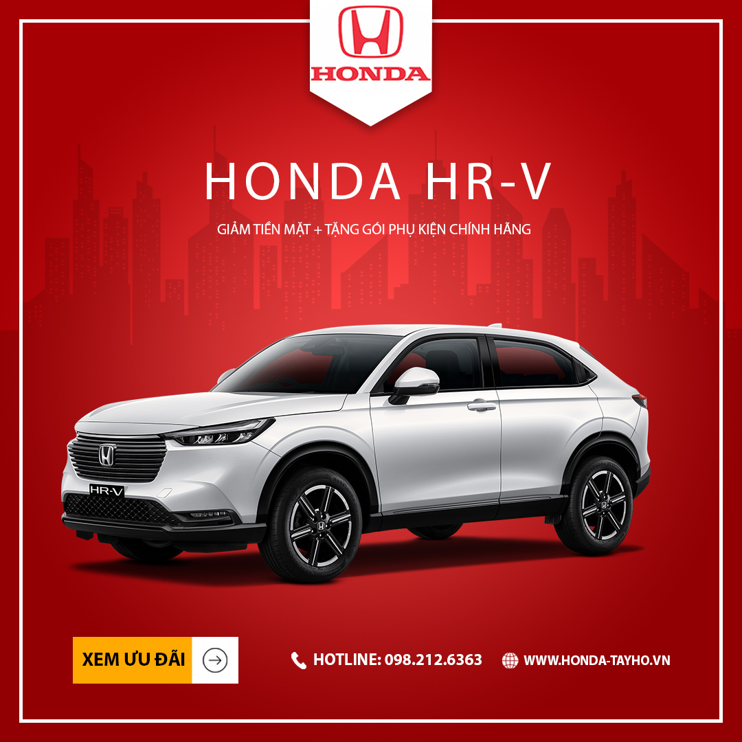Honda HRV RS 2023  Đánh giá thông số giá bán KM  Honda Tây Hồ
