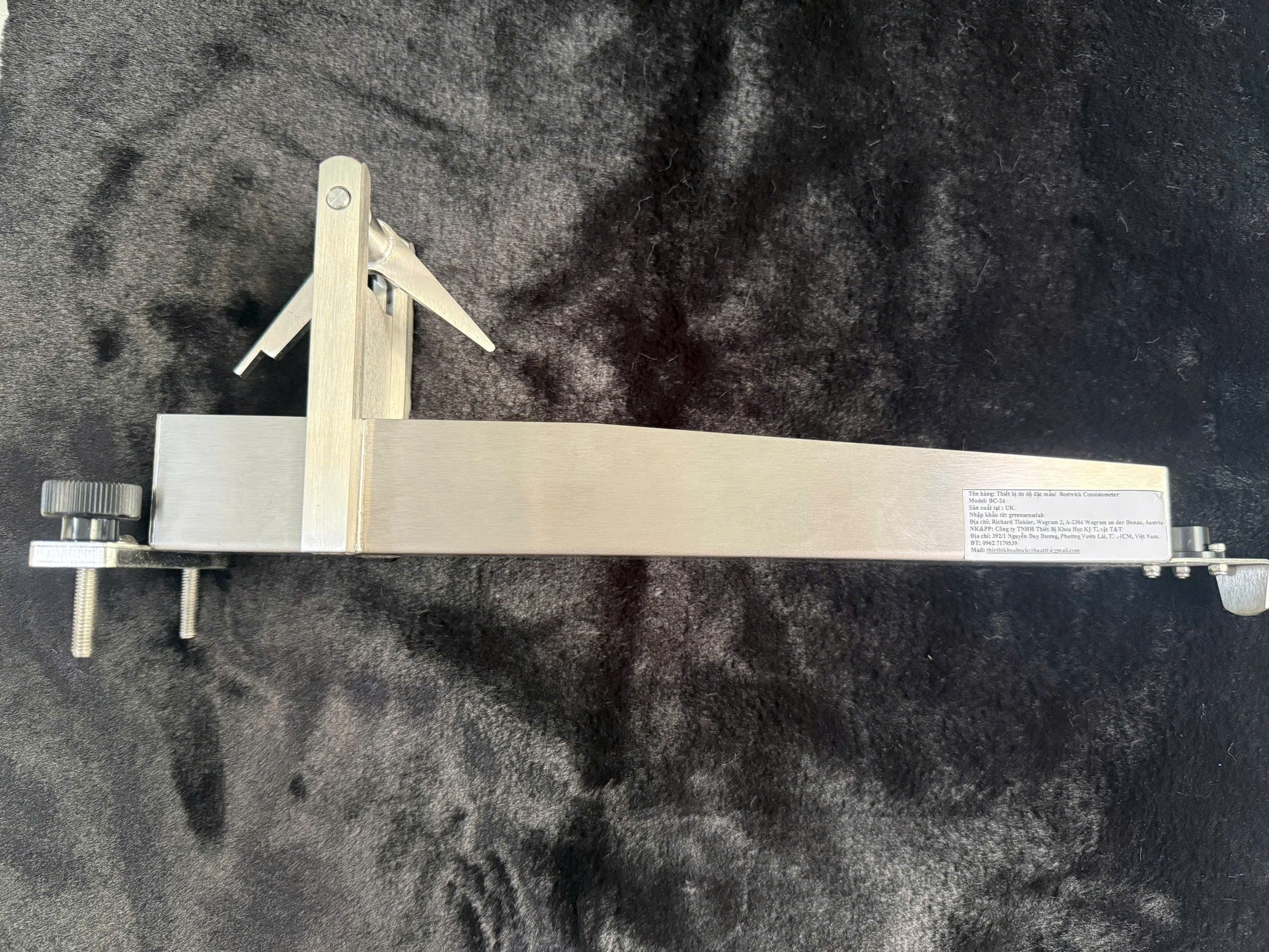 Thiết bị đo độ nhớt 24 cm, thiết bị đo độ đậm đặc 24 cm , Bostwick Viscometer/Consistometer