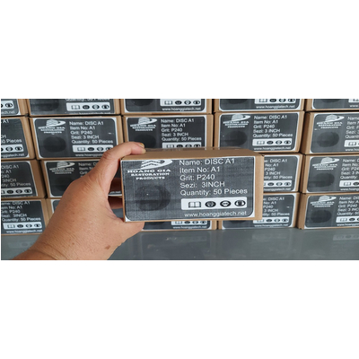 Hộp 50 Nhám mài kính trầy xước A3 3inch