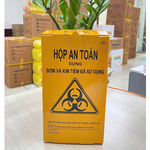 Vỏ hộp giấy - Hộp an toàn đựng bơm và kim tiêm đã sử dụng An Phú