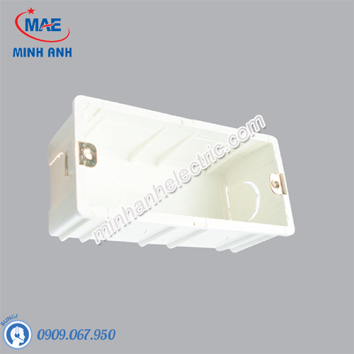 Hộp Box Âm Tường Cho Ổ Cắm Cạo Râu Hình Chữ Nhật N04