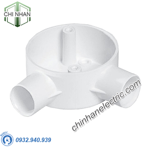 Hộp chia 2 ngã vuông D25 - E240/25/2A - SP/Sino