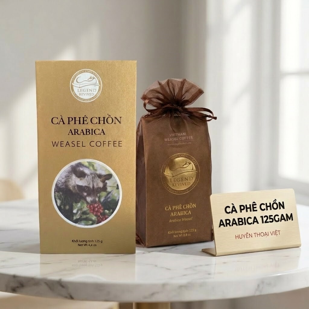 Cà Phê Chồn Arabica Legend(Arabica Weasel Coffee) 125g