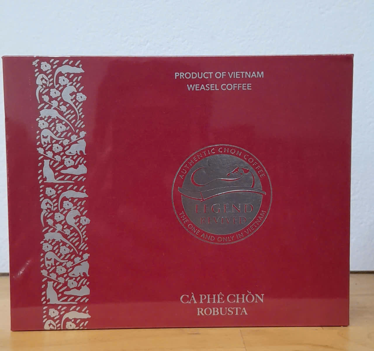 Cà Phê Chồn Robusta (51gr) Hộp Giấy