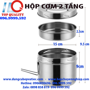Hộp cơm bằng inox 01 lớp dùng mang đi