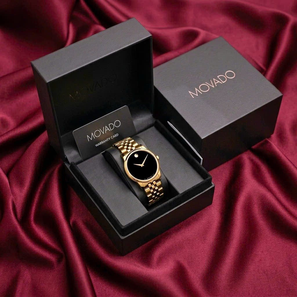 Hộp Đựng Đồng Hồ Movado Sang Trọng: Nâng Tầm Đẳng Cấp & Tạo Uy Tín Tột Bậc cho Tuyệt Tác Thời Gian