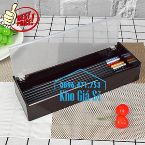 Hộp đựng đũa muỗng có nắp bằng nhựa melamine cho nhà hàng quán ăn