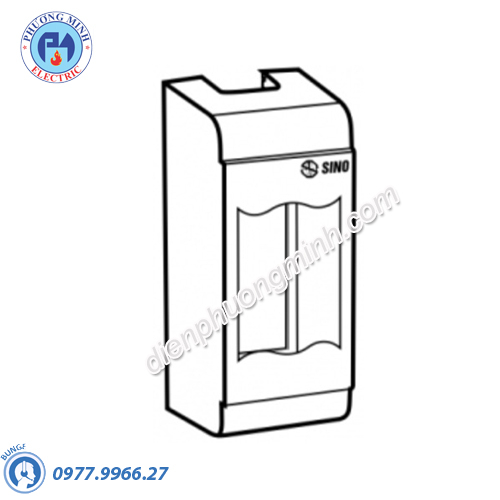 Hộp gắn nổi chứa át kiểu BS68N loại nhỏ - Model HA-2/BS68N