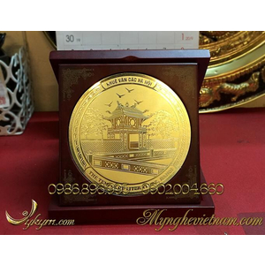 Hộp gập biểu tượng chùa một cột, khuê văn các, trống đồng