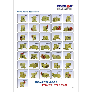 hộp giảm tốc zendor