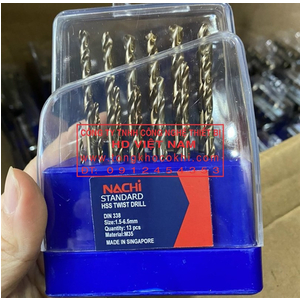 Hộp mũi khoan Nachi 13 cái ( D1.5-D6.5)