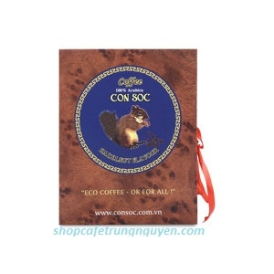 Cà Phê Con Sóc Hộp Nâu