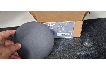 Hộp Nhám mài kính 5inch A2 #500