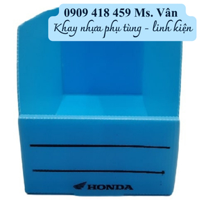 Hộp nhựa đựng linh kiện, phụ tùng lớn nhỏ được in ấn logo theo yêu cầu