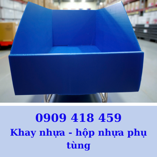 Hộp nhựa đựng phụ tùng với kiểu dáng, kích thước và in ấn logo theo yêu cầu